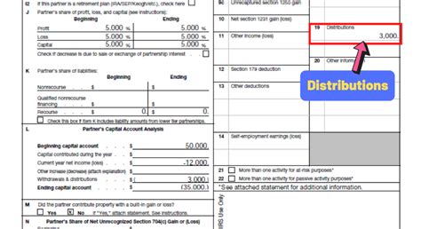 are box 19 k-1 distributions taxable|box 19 distribution.